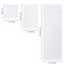 POLYTE 410 GSM Poly Blend Microfiber Quick Dry Bath Towel Set of 6 Pieces