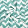 JML Microfiber Bath Towels, 2 Pack, 30" x 60", Chevron Green