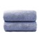 JML Microfiber Bath Towels with Hanging Loop, 2 Pack, 27x55 in, Blue