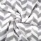 JML Microfiber Bath Towels, Chevron Grey, 30" x 60", 2 Pack