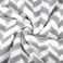 JML Microfiber Bath Towels, Chevron Grey, 30" x 60", 2 Pack