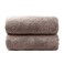 JML Microfiber Bath Towels, 2 Pack, 30 in x 60 in, Chocolate
