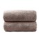JML Microfiber Bath Towels, 2 Pack, 30 in x 60 in, Chocolate