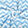 JML Microfiber Bath Towels, 30" x 60", 2 Pack, Chevron Blue