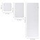 POLYTE 430 GSM Poly Blend Microfiber Quick Dry Waffle Bath Towel Set of 6