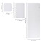 POLYTE 430 GSM Poly Blend Microfiber Quick Dry Waffle Bath Towel Set of 6