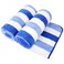 JML Bath Towels Set, 2 Pack, 30" x 60", Cabana Stripe Blue