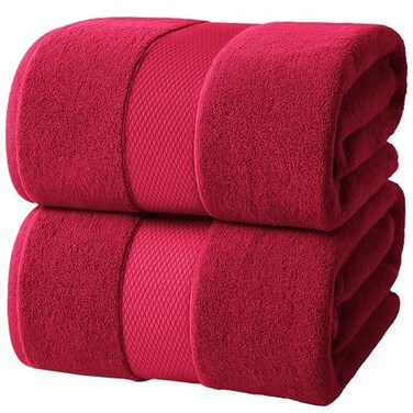 Infinitee Xclusives Bath Sheets Extra Large - 2 Pack - 600 GSM 35" x 70