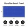 JML Microfiber Bath Sheet Towels, 2 Pack, 35" x 70", Dark Blue