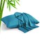 BEDELITE Cooling Pillow Cases Queen 2Pcs, Rayon Made from Bamboo, Teal