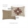 VHC Brands Cider Mill Standard Patchwork Sham, Tan &amp; Red, 21x27