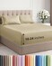 Extra Deep Cal King Sheet Set - 4 Piece Breathable &amp; Cooling Sheets - Beige