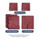 Split King Size 5 Piece Sheet Set - Breathable &amp; Cooling Sheets - Burgundy