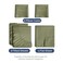 Split King Size 5 Piece Sheet Set - Comfy Breathable &amp; Cooling - Sage Green