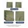 Split King Size 5 Piece Sheet Set - Comfy Breathable &amp; Cooling - Sage Green