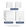 Split King Size 5 Piece Sheet Set - Breathable &amp; Cooling Sheets - White