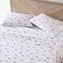 Eddie Bauer - Full Sheet Set with Fitted Sheet &amp; Pillowcases, 100% Cotton Percale Bedding, Crisp &amp; Cool, Dorm Room Essentials, Cascade Camping