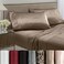 Martex Elegance 4-Piece Queen Satin Sheet Set, Champagne