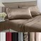 Martex Elegance 4-Piece Queen Satin Sheet Set, Champagne