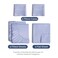 Split King Size 5 Piece Sheet Set - Breathable &amp; Cooling Sheets - Lavender