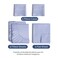 Split King Size 5 Piece Sheet Set - Breathable &amp; Cooling Sheets - Lavender