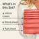 Split King 7 Piece Bed Sheet Set - Comfy, Breathable &amp; Cooling - Coral