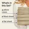 Split King 7 Piece Bed Sheet Set - Comfy, Breathable &amp; Cooling - Beige