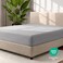 Bare Home 2-Pack Fitted Sheet 1800 Ultra-Soft (Twin XL, Light Grey)