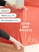 CGK Linens Extra Deep Queen Fitted Sheet - Fitted Sheet Only - Coral