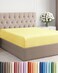 King Fitted Sheet - Single Fitted Sheet Only - 8-16" Deep Pockets - Yellow