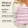 Split King 7 Piece Bed Sheet Set - Comfy, Breathable &amp; Cooling - Light Pink