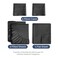 Split King Size 5 Piece Sheet Set - Breathable &amp; Cooling Sheets - Black