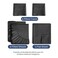 Split King Size 5 Piece Sheet Set - Breathable &amp; Cooling Sheets - Black