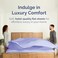 King Flat Sheet - Single Top Flat Sheet Only - Soft &amp; Cooling - Lavender