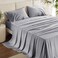 Bedsure PureWoven 100% Rayon Derived from Bamboo, King Size Sheets Set