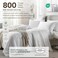 California Design Den 800 Thread Count Queen Size Bed Sheet Set, Dusty Blue