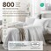 California Design Den 800 Thread Count Queen Size Bed Sheet Set, Dusty Blue