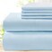 BYSURE 6 Pieces Bed Sheets Set(King, Baby Blue) - Hotel Luxury Super Soft 1800 Thread Count 100% Microfiber Sheets with Deep Pockets, Wrinkle &amp; Fade Resistant