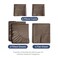 Split King Size 5 Piece Sheet Set - Breathable &amp; Cooling Sheets - Brown