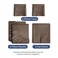 Split King Size 5 Piece Sheet Set - Breathable &amp; Cooling Sheets - Brown