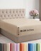 CGK Linens Extra Deep King Fitted Sheet - Fitted Sheet Only - Cream