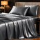 CozyLux Satin Sheets King, 4-Piece 14-Inch Deep Pocket Sheet Set