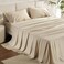 Bedsure PureWoven 100% Rayon Derived from Bamboo, Full Size Sheets, 4 PCS