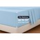 Extra Deep Sheets-Cotton Bed Sheets - 100% Cotton - 22 Inch Extra deep Pocket Fitted Sheet with Elastic All Around (4 Pcs Sheet Set) - (Light Blue Solid - King Size)