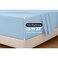 Extra Deep Sheets-Cotton Bed Sheets - 100% Cotton - 22 Inch Extra deep Pocket Fitted Sheet with Elastic All Around (4 Pcs Sheet Set) - (Light Blue Solid - King Size)