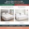 California Design Den 100% Cotton Sateen Split King Bed Sheets Set, 5 Pcs