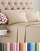 Cal King 6 Piece Bed Sheet Set - Comfy, Breathable &amp; Cooling Sheets - Cream