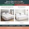 California Design Den 1000 Thread Count Split King Sheets, 5 Pcs Set, White