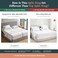 California Design Den 1000 Thread Count Split King Sheets, 5 Pcs Set, White