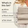 King 6 Piece Bed Sheet Set - Comfy, Breathable &amp; Cooling Sheets - Cream
